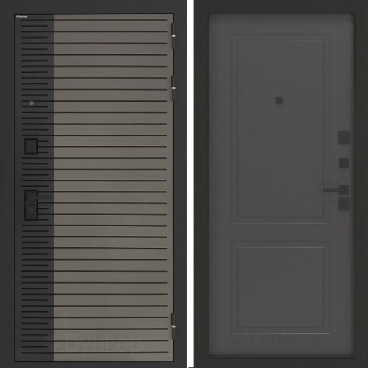 Входная дверь Бункер BN-15 - 11 Графит софт