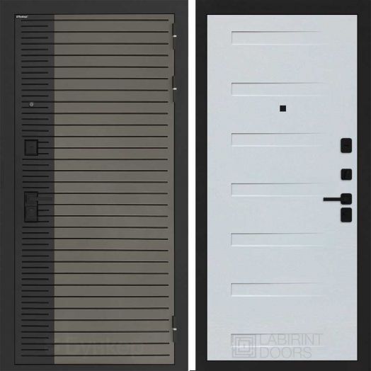 Входная дверь Бункер BN-15 - 14 Дуб кантри белый горизонт