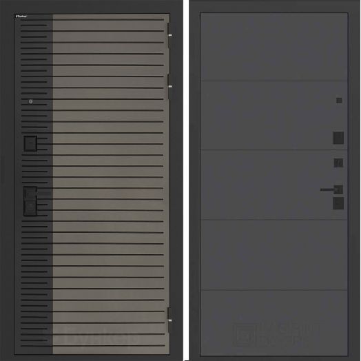 Входная дверь Бункер BN-15 - 13 Графит софт