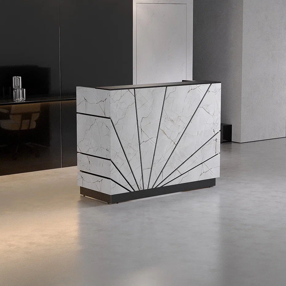 Ресепшн «Рей» черный/оникс