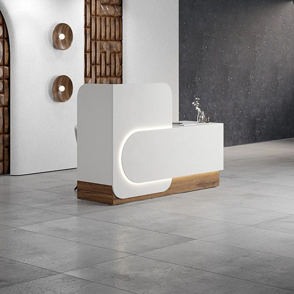 Ресепшн «Каллисто» белый/юстус