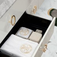 Комплект мебели №24 Oasis Daphne 2 подвесные тумбы со столешницей 179х52.5х220см схема 4