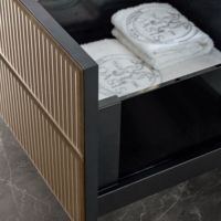 Комплект мебели №4 Oasis Rialto 116x51x200 см напольная консоль с раковиной схема 5