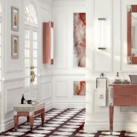 Комплект мебели напольный №5 Oasis Rialto 116x51x200 см консоль с накладной раковиной схема 4