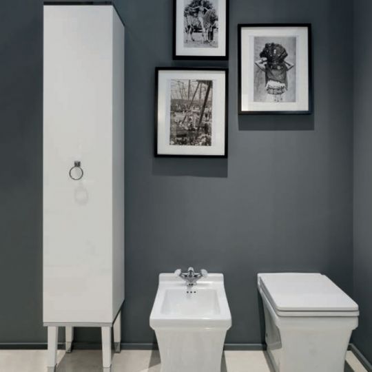 Комплект мебели напольный №18 Oasis Lutetia  137х56х77 см консоль со столешницей с накладной раковиной схема 4