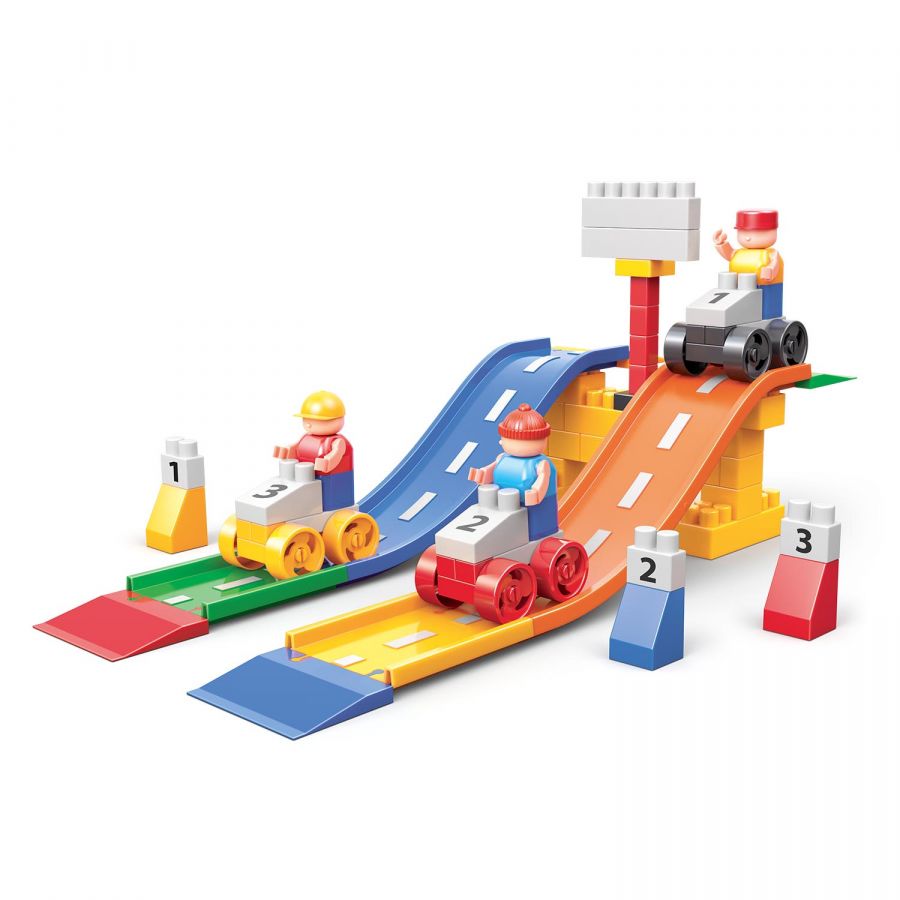 Конструктор "Автодорога". "Парные гонки"