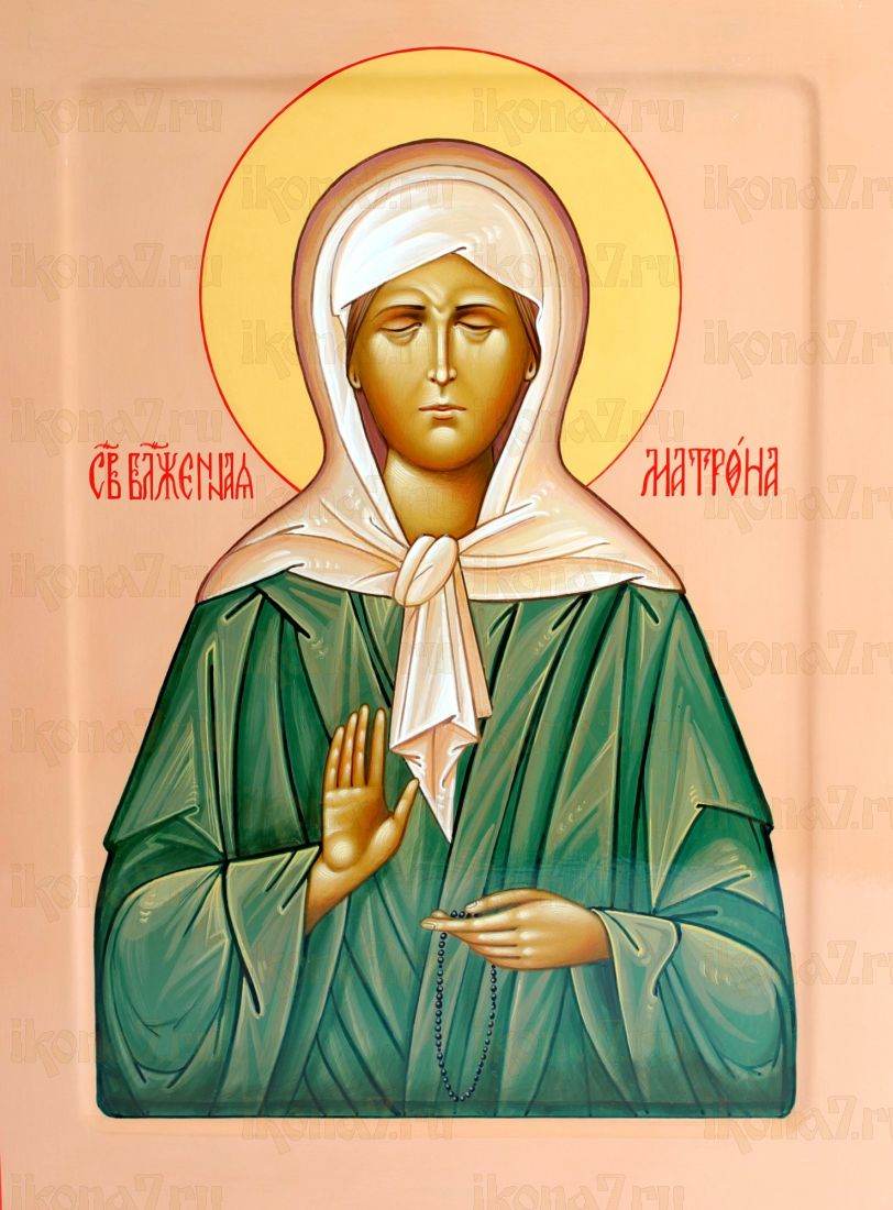 Икона Матрона Московская (Никонова) Блаженная (UV-печать)(10330)