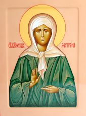 Икона Матрона Московская (Никонова) Блаженная (UV-печать)(10330)