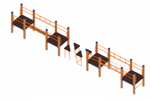 Спортивный комплекс Квест 9130х1000х1500