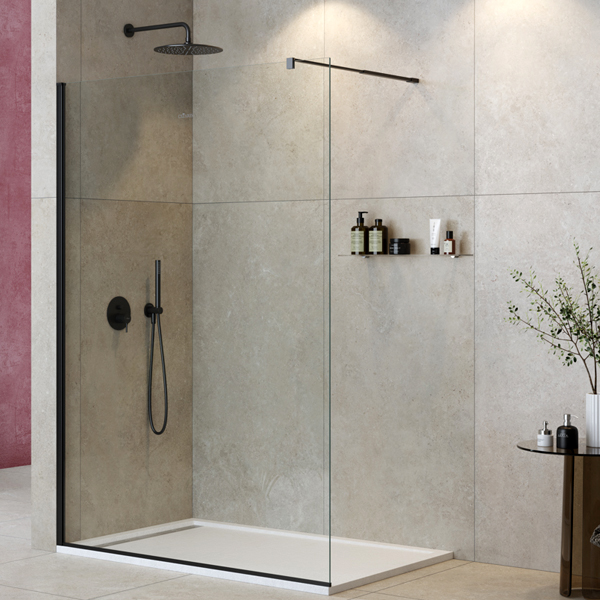 Душевая перегородка Cezares Liberta-L-1-130-C-NERO