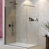 душевая перегородка Cezares Liberta-L-1-130-C-NERO