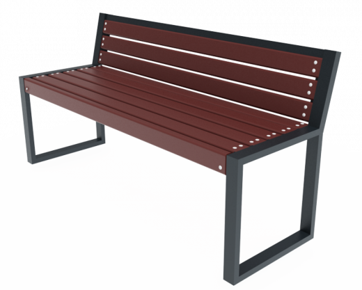 Скамья парковая 1800 1800х655х910