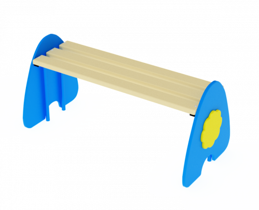 Скамья Солнышко 1200х600х600