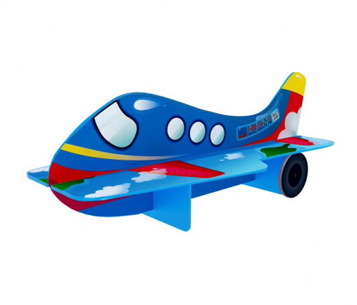 Скамейка детская Самолётик 2100х960х800 