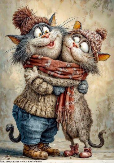 Набор для вышивания "Кошачьи нежности-2"