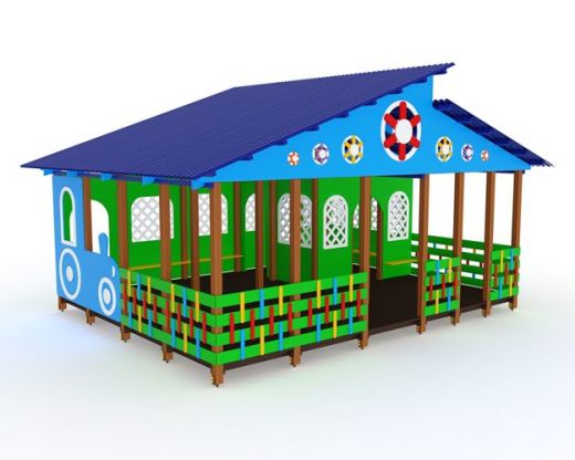 Теневой навес Фазенда 6500х5300х3800