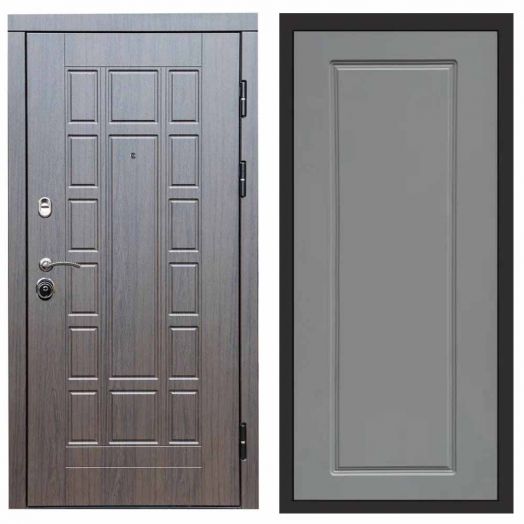 Входная дверь Termo-door Виргиния Венге - Гранд Грей софт