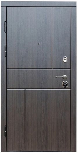 Входная дверь Termo-door Вертикаль Венге - FLAT Дуб