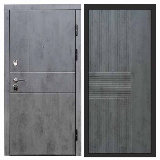 Входная дверь Termo-door Вертикаль Бетон - Мастино Бетон темный
