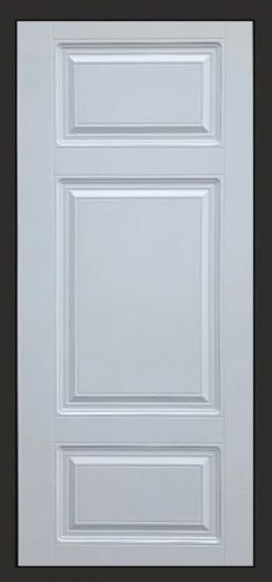 Входная дверь Termo-door Вертикаль Бетон - Лион Белый софт