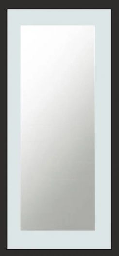 Входная дверь Termo-door Вертикаль Бетон - Зеркало триумф Белый софт