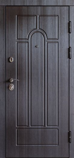 Входная дверь Termo-door Модена Венге - Классика Белое дерево