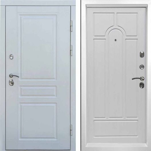 Входная дверь Termo-door Орегон WHITE - Арка Лиственница