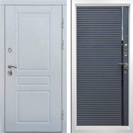 Входная дверь Termo-door Орегон WHITE - Porte Black