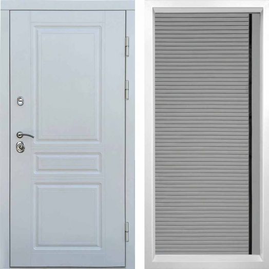 Входная дверь Termo-door Орегон WHITE - Porte Грей софт