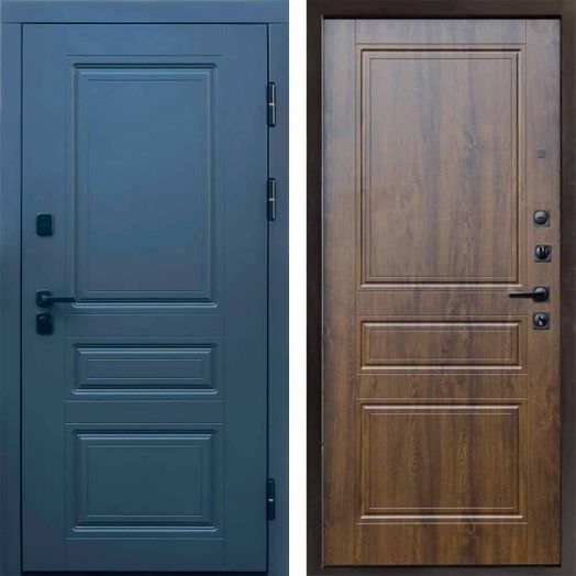 Входная дверь Termo-door Орегон Графит - Классика Дуб