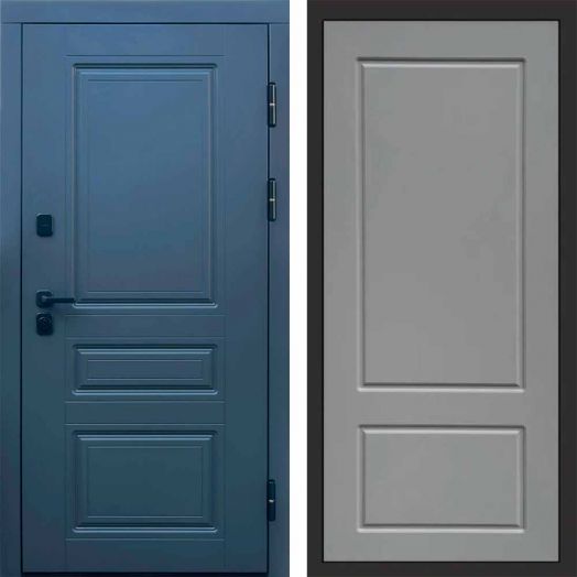 Входная дверь Termo-door Орегон Графит - Марсель Грей софт