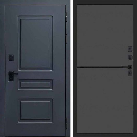 Входная дверь Termo-door Орегон Графит - Нео Графит