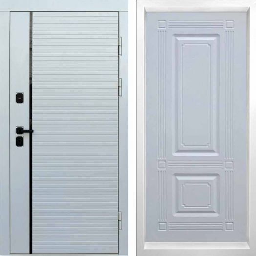 Входная дверь Termo-door WHITE LINE - Мадрид Белый софт
