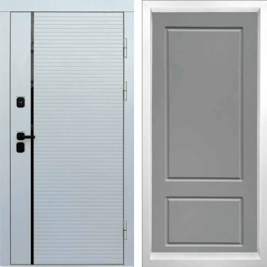 Входная дверь Termo-door WHITE LINE - Марсель Грей софт