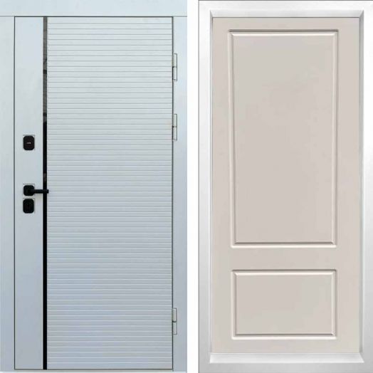 Входная дверь Termo-door WHITE LINE - Марсель Слоновая кость