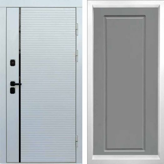 Входная дверь Termo-door WHITE LINE - Гранд Грей софт