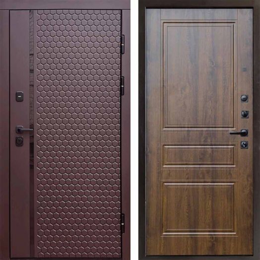 Входная дверь Termo-door Simple Шоколад - Классика Дуб