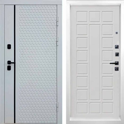 Входная дверь Termo-door Simple White - Престиж Бежевый матовый