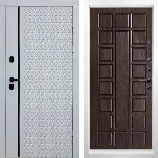 Входная дверь Termo-door Simple White - Престиж Венге