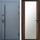 Входная дверь Termo-door Simple Графит - Зеркало Дуб