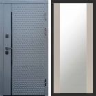Входная дверь Termo-door Simple Графит - Зеркало Слоновая кость