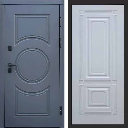 Входная дверь Termo-door Сфера - Мадрид Белый софт