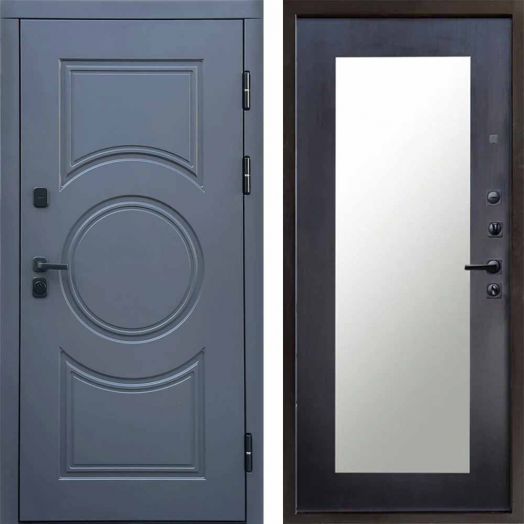 Входная дверь Termo-door Сфера - Зеркало триумф Венге