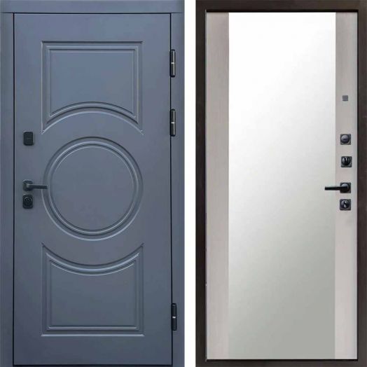 Входная дверь Termo-door Сфера - Зеркало Лиственница