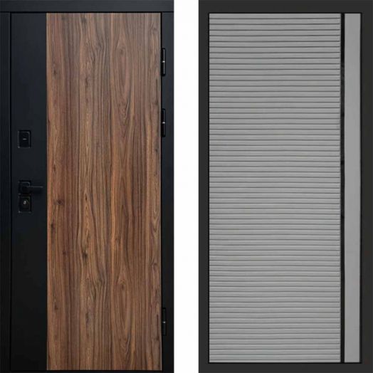 Входная дверь Termo-door Флэш - Porte Грей софт