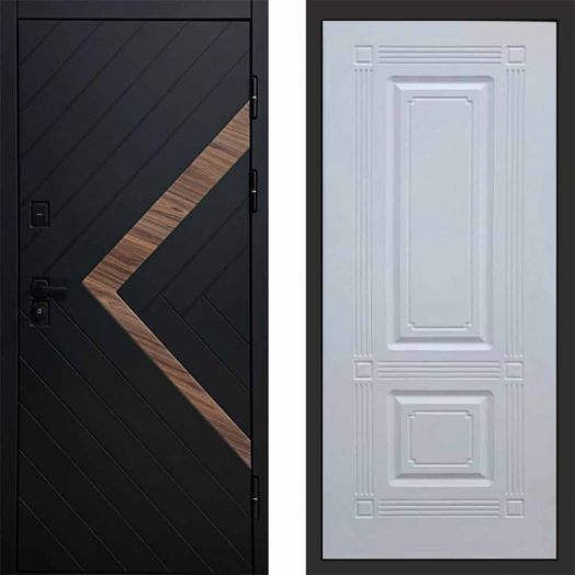 Входная дверь Termo-door Плэй - Мадрид Белый софт