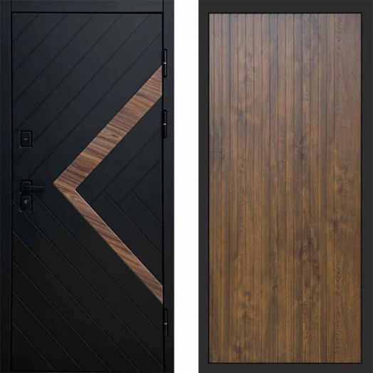 Входная дверь Termo-door Плэй - FLAT Дуб