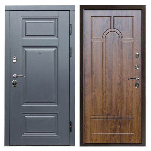 Входная дверь Termo-door Премиум Грей - Арка Дуб