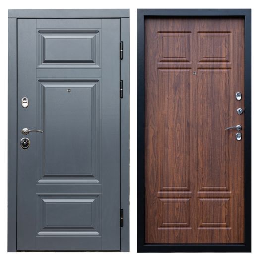 Входная дверь Termo-door Премиум Грей - Орех премиум