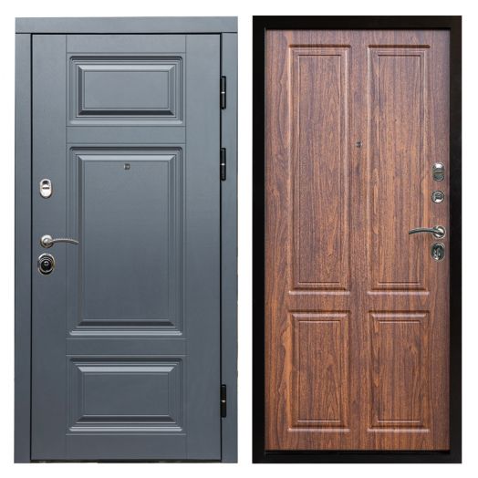 Входная дверь Termo-door Премиум Грей - Орех стандарт